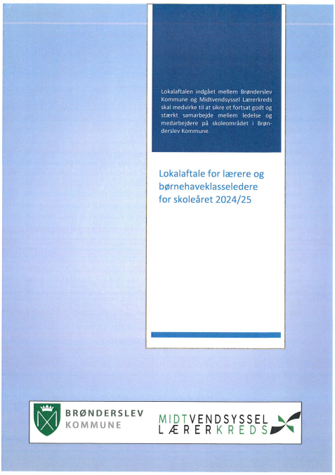 Lokal arbejdstidsaftale - forside Lokal arbejdstidsaftale - forside