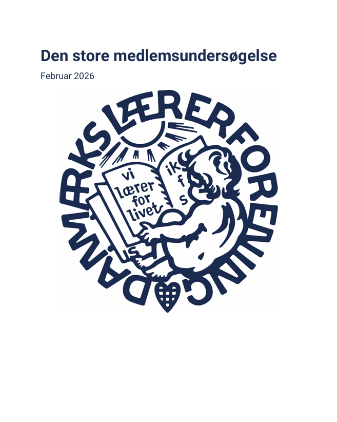 Medlemsundersøgelse 2026 Foto